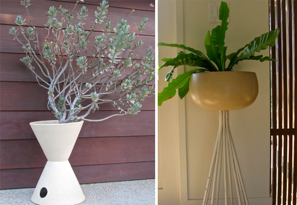 Outdoor and indoor vintage planters by Architectural Pottery. Image by fashionsphinx.com