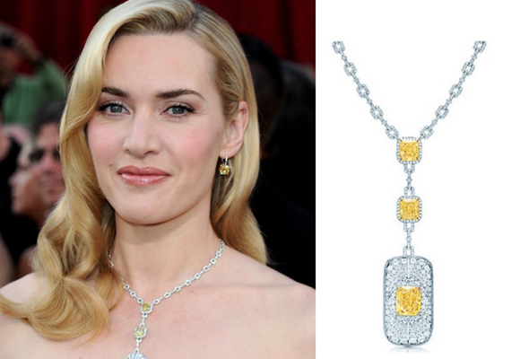 Celebrities como Kate Winslet eligen Tiffany para la red carpet