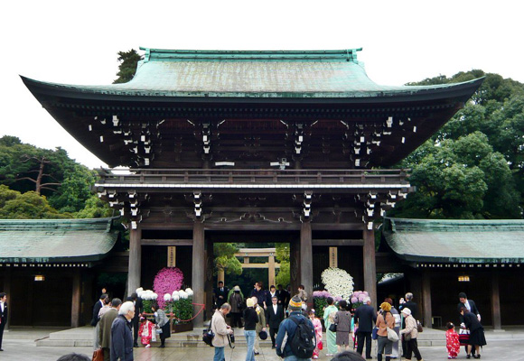 El Santuario Meiji, situado en Shibuya, es todo un espectáculo natural