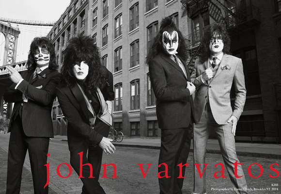 El gupo Kiss protagonizó una de las últimas campañas de Varvatos