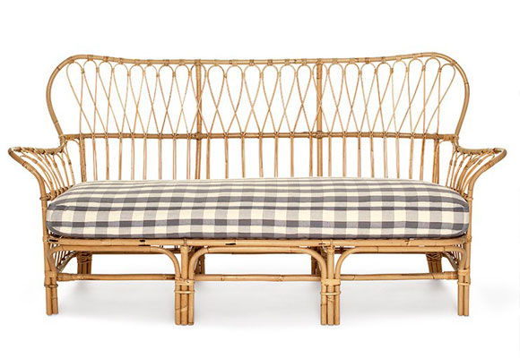 Rattan sofa by Josef Frank for Svenskt Tenn
