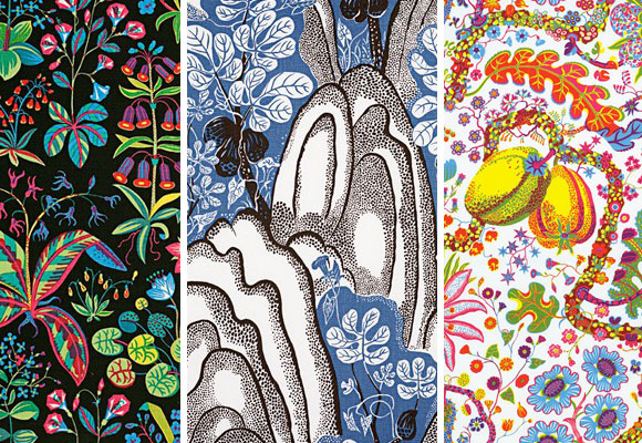 Fabrics designed by Josef Frank for Svenskt Tenn