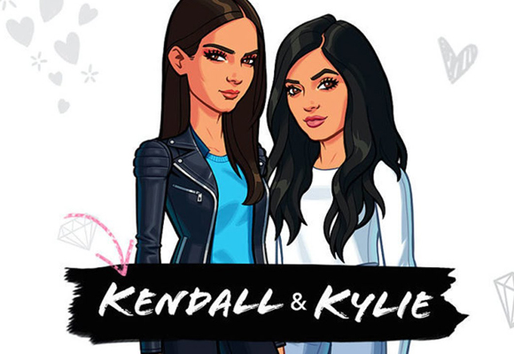 Un juego para el móvil, lo último de Kendall y Kylie Jenner