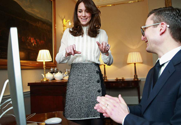 Kate se mostró entusiasmada con su colaboración con el diario británico
