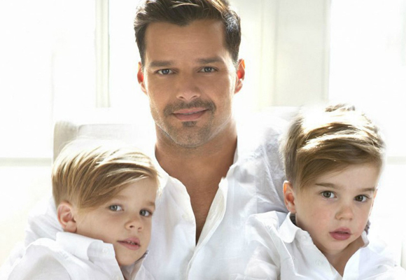 Ricky Martin, un orgulloso padre de sus dos gemelos