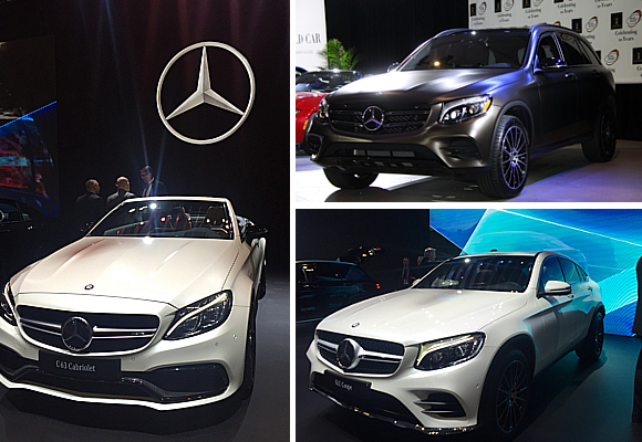 Distintos modelos de Mercedes