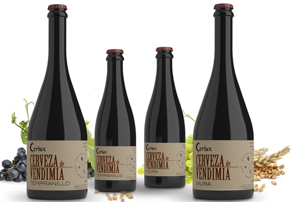 Ceriux se hace en La Rioja con vino de las variedades viura y tempranillo