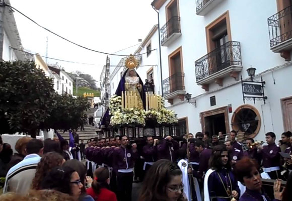 La Virgen del Consejito recorre las calles de Carcabuey