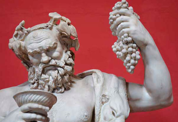 Dionisio o Baco, Dios mitológico del vino
