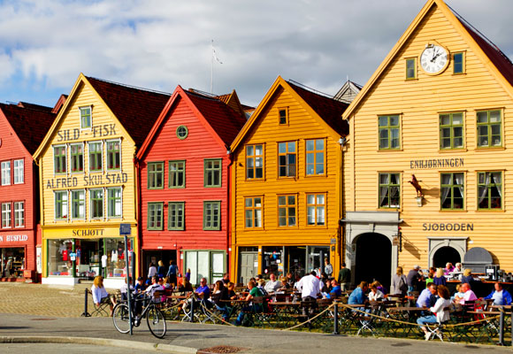 El crucero parte de la pintoresca localidad de Bergen