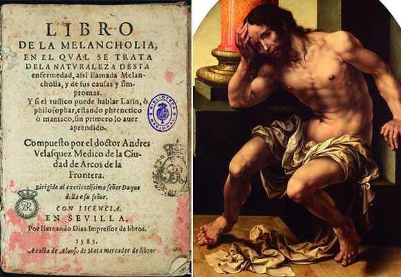 Libro de la Melancolía, Andrés Velázquez y Fernando Díaz de Montoya (Biblioteca Nacional) y i-cristo-varon-de-dolores-i-1530-jan-gossaert-mabuse-h-1478-1532-museo-del-colegio-del-patriarca-valencia