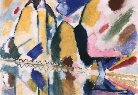 Obra de Kandinsky que se puede ver en Caixaforum