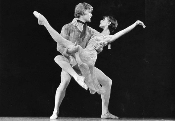 Gelsey Kirkland durante sus años como bailarina 