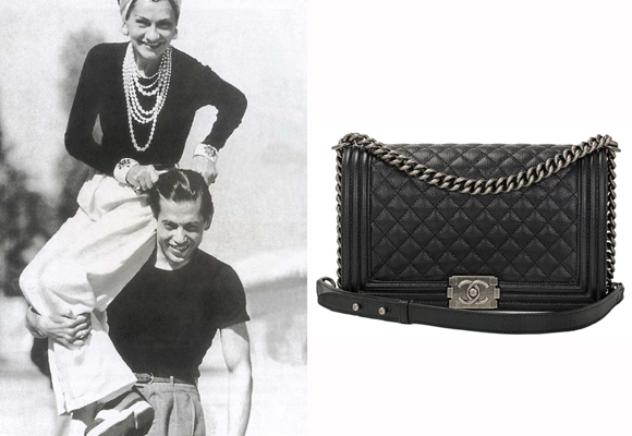 Coco Chanel con su amor y el bolso que le inspiró. Compra aquí