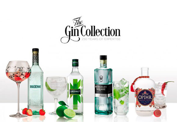 Las ginebras que forman parte de The Gin Collection 