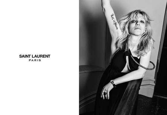 Courtney Love, imagen de Saint Laurent