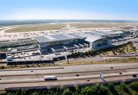 Terminal 2 del aeropuerto, un gran centro comercial dentro de Alemania