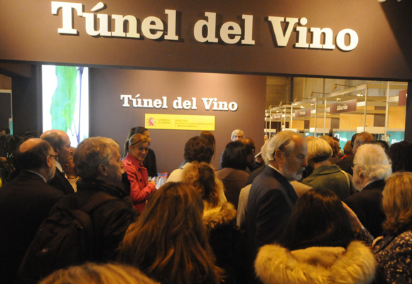 El túnel del vino, de los stands más visitados