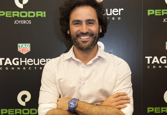 Raúl Gómez, imagen del primer smartwatch de Tag Heuer