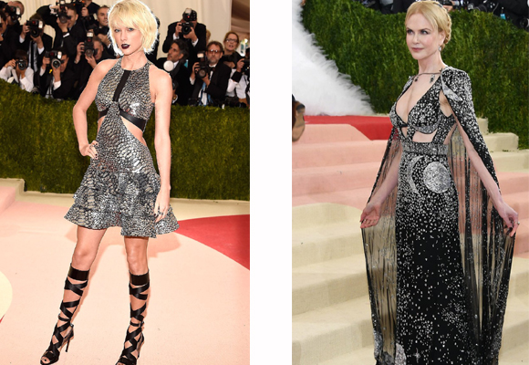 Dos de los mejores looks: Taylor Swift de Vuitton y Nicole Kidman de