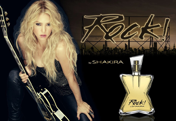Rock de Shakira, el último perfume de la colombiana