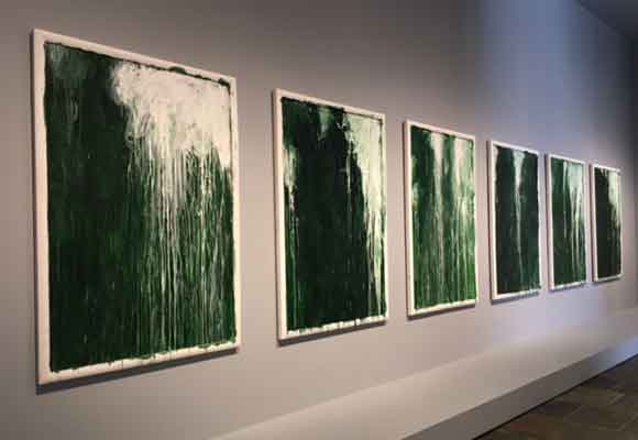 Cy Twombly, Americano, 1928-2011 Sin titulo I-VI (Pinturas verdes), ca. 1986