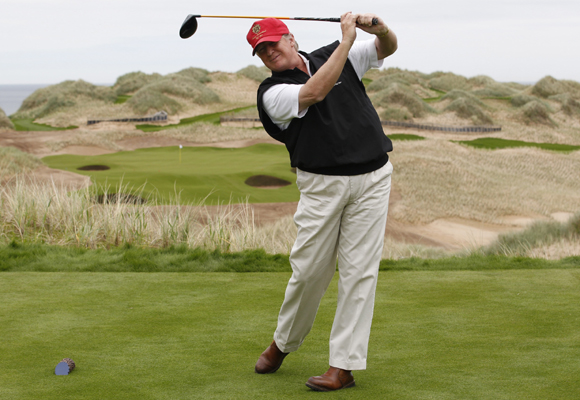 Donald Trump, golfista, rico y candidato a la Casa Blanca