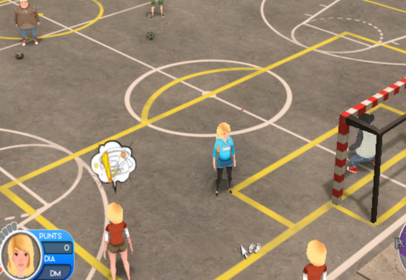 El protagonista del juego se ve envuelto en conflictos diarios