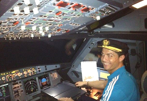 Ronaldo ha elegido algún avión privado para sus traslados
