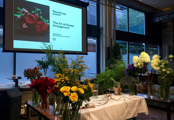 La florista Bella Meyer fue la primera invitada de Fl Neue House