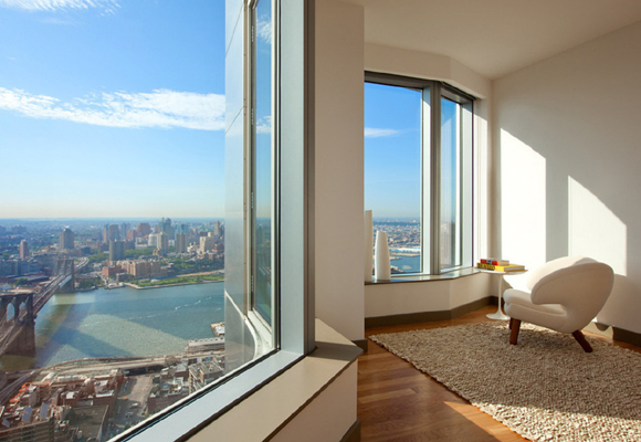  vistas de Manhattan desde el rascacielos   diseñado por Frank Gehry 