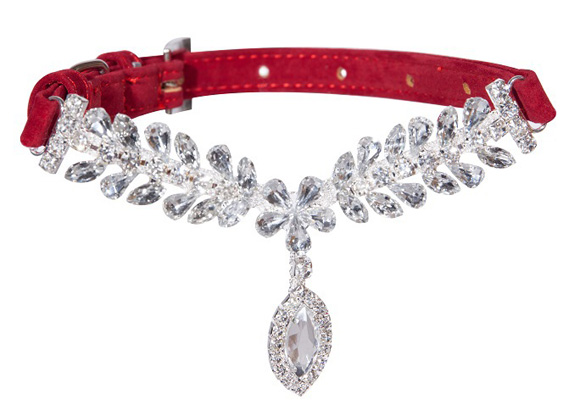  Diamond collar for dogs and cats.