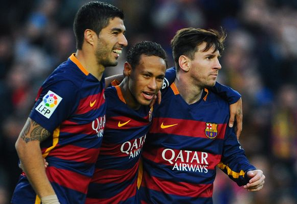 Messi, Neymar y Suárez