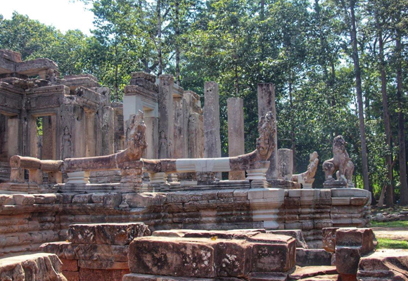 Templo de Wat Ta Prohm en Camboya