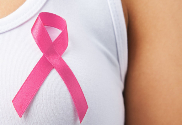 lazo rosa contra el cáncer de mama