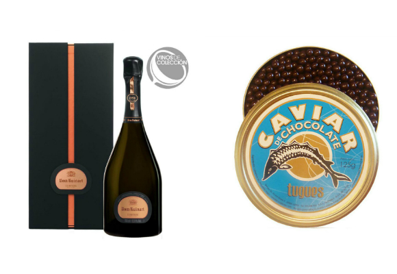 caviar de chocolate champagne