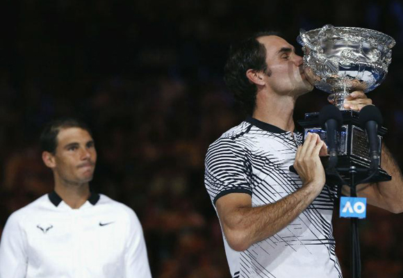 Roger Federer acaba de ganar el Open de Australia frente a Rafa Nadal