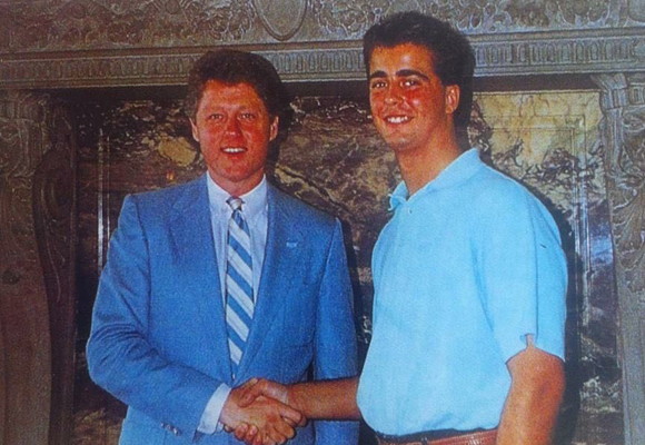 Vicente conoció a Bill Clinton